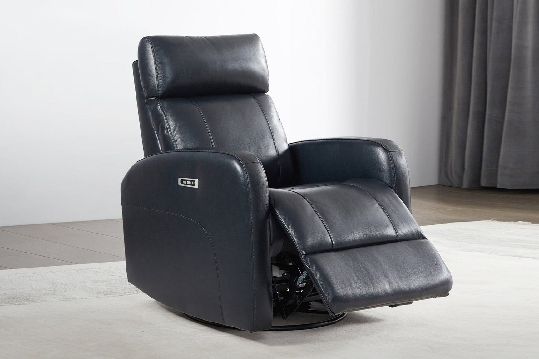 Dayna Leather Swivel Recliner Chair