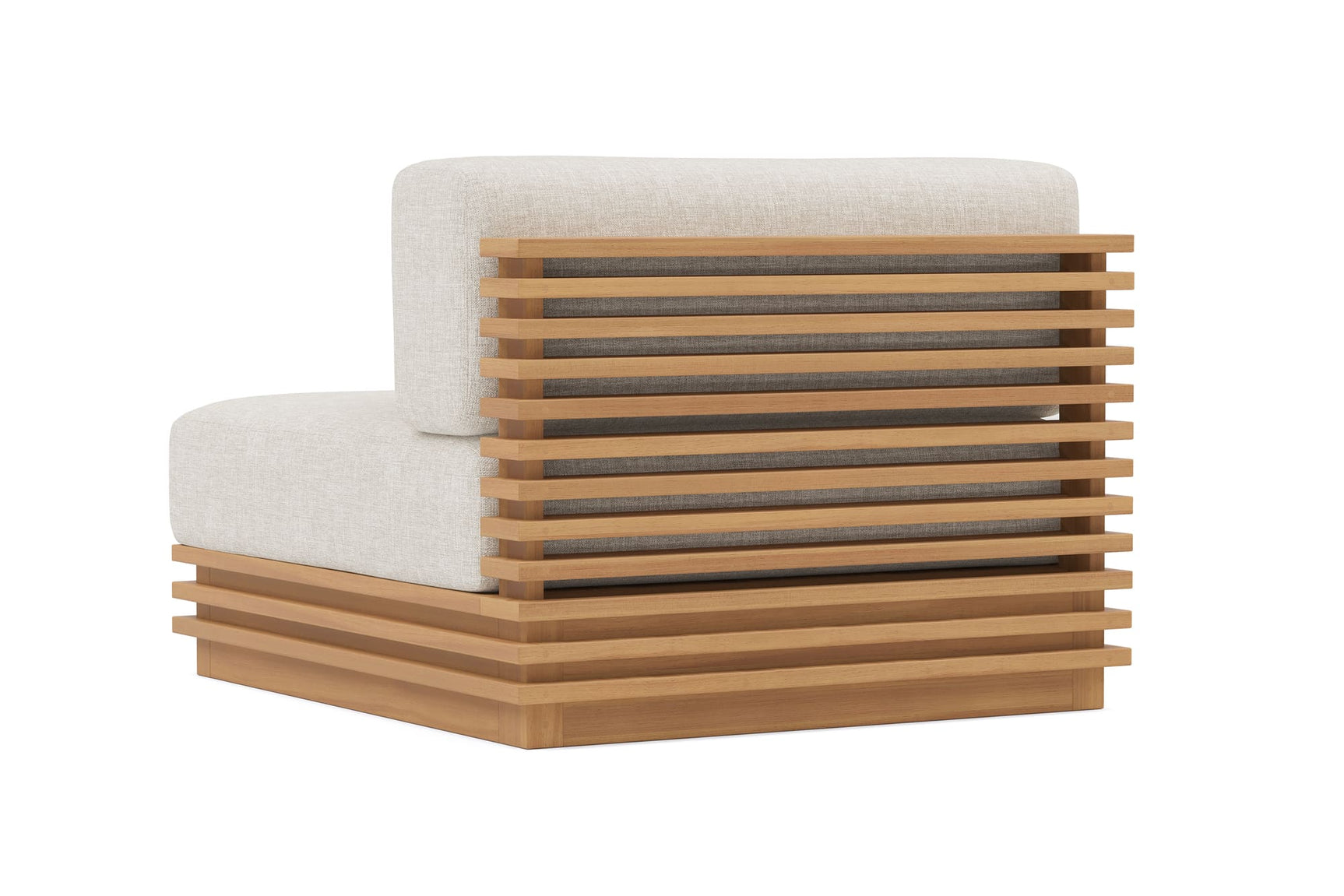 Elise Outdoor Fabric Armless Sofa Module