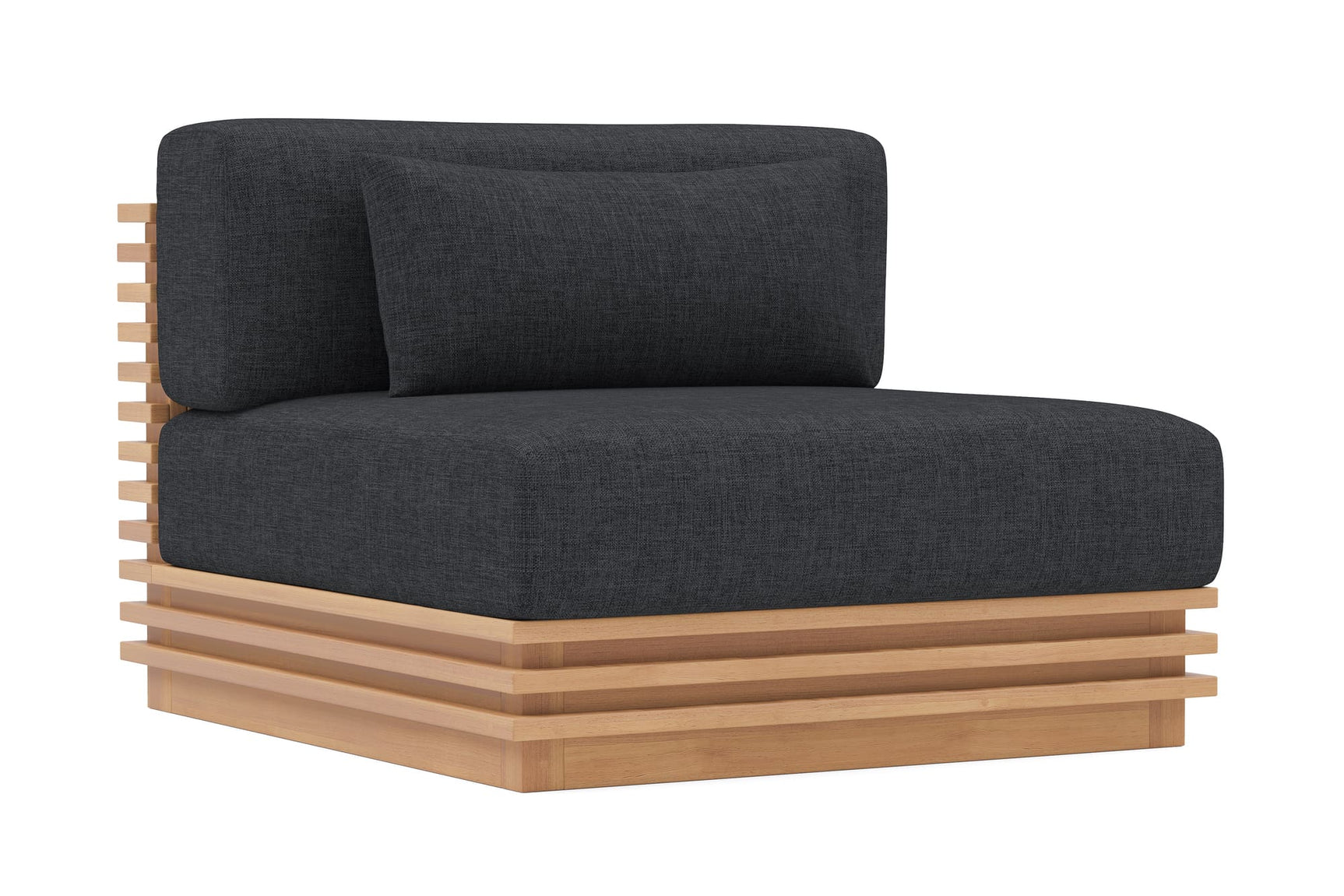 Elise Outdoor Fabric Armless Sofa Module