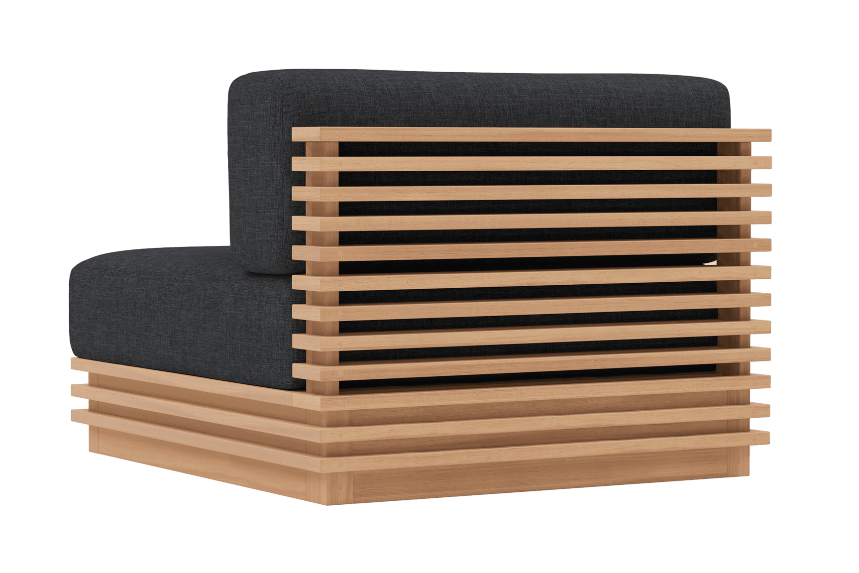 Elise Outdoor Fabric Armless Sofa Module