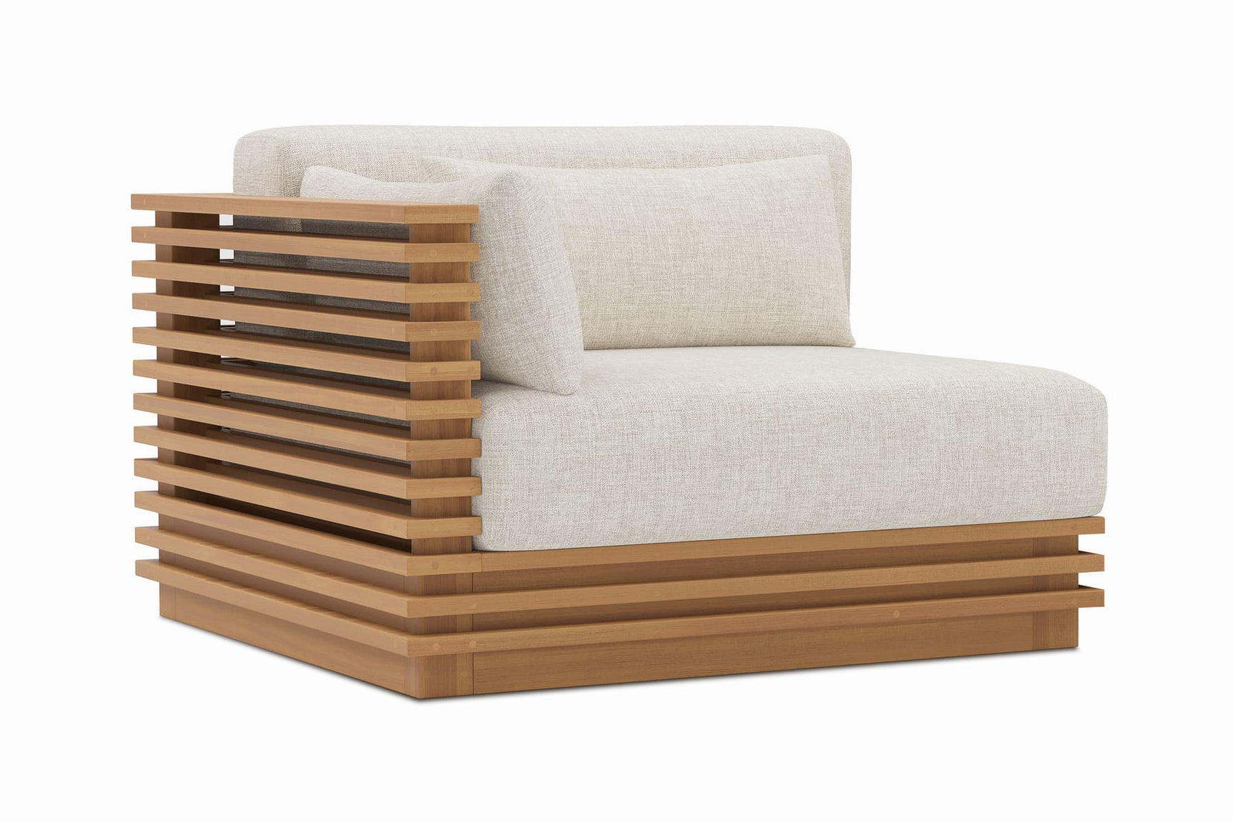 Elise Outdoor Fabric Left Arm Sofa Module