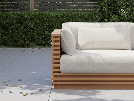 Elise Outdoor Fabric Left Arm Sofa Module