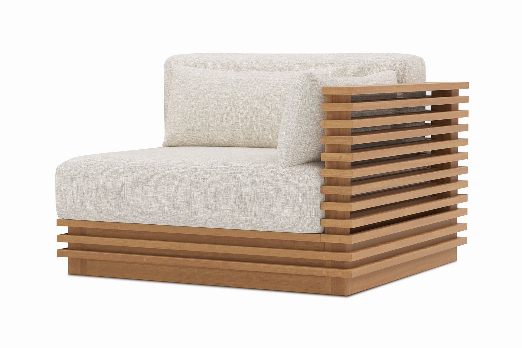 Elise Outdoor Fabric Right Arm Sofa Module