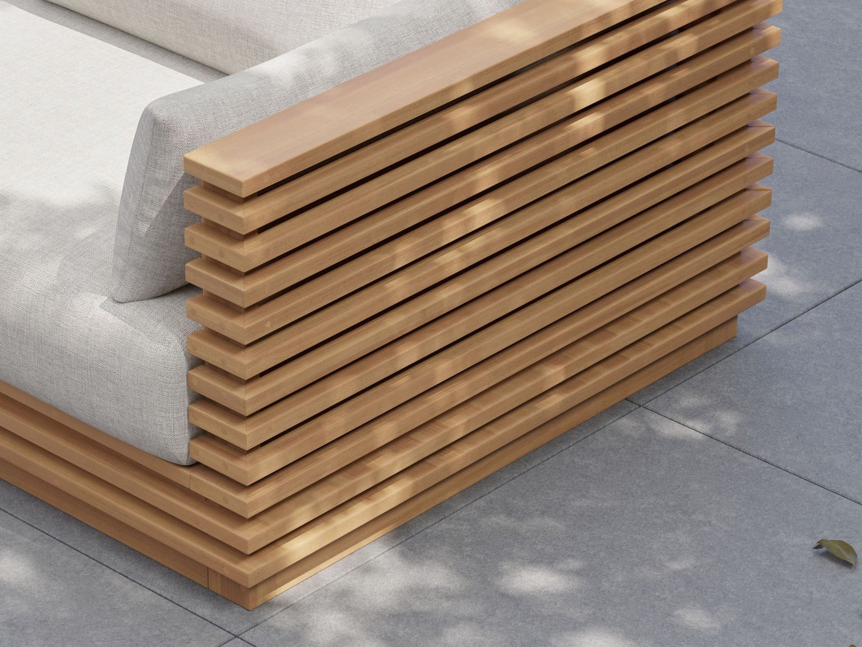 Elise Outdoor Fabric Right Arm Sofa Module