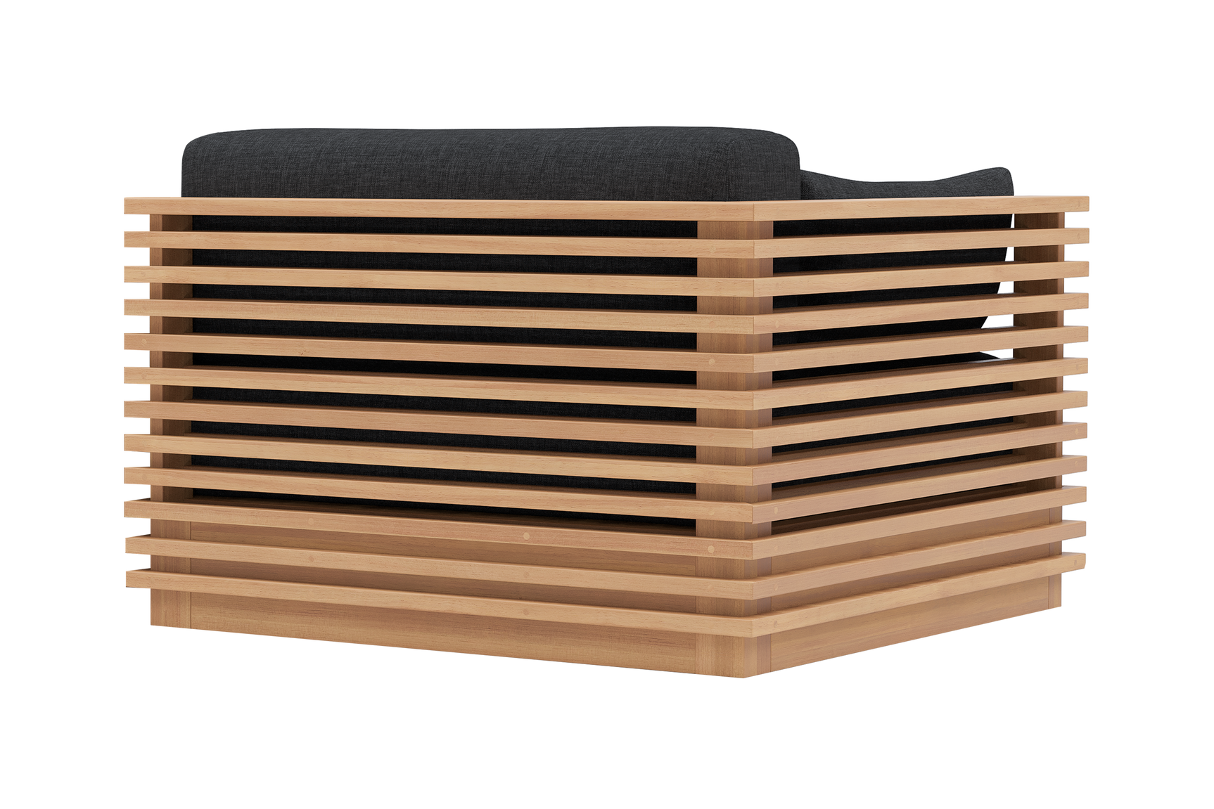 Elise Outdoor Fabric Right Arm Sofa Module