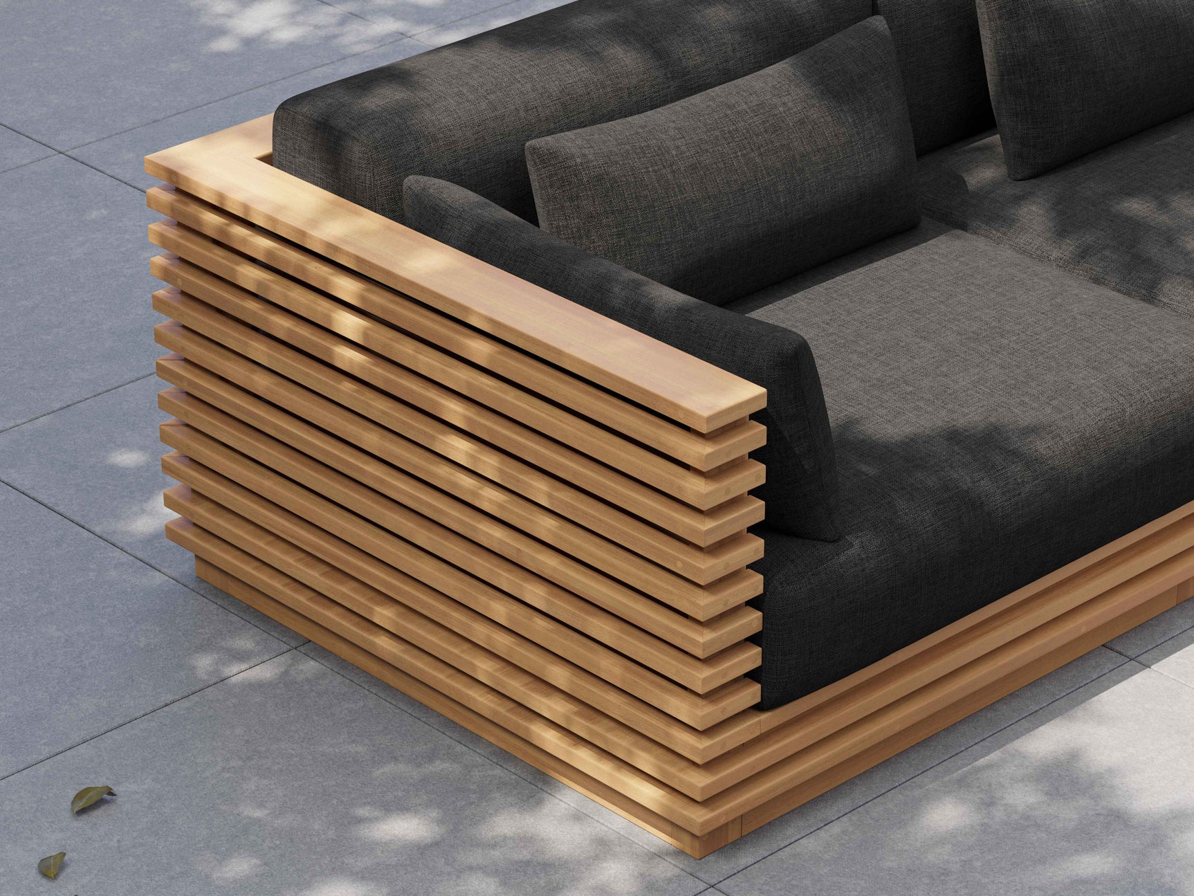 Elise Outdoor Fabric Modular Sofa