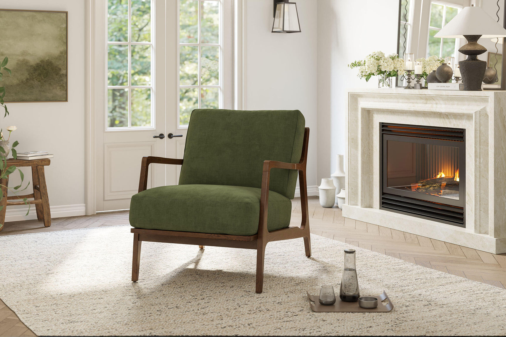 Ella Fabric Accent Chair