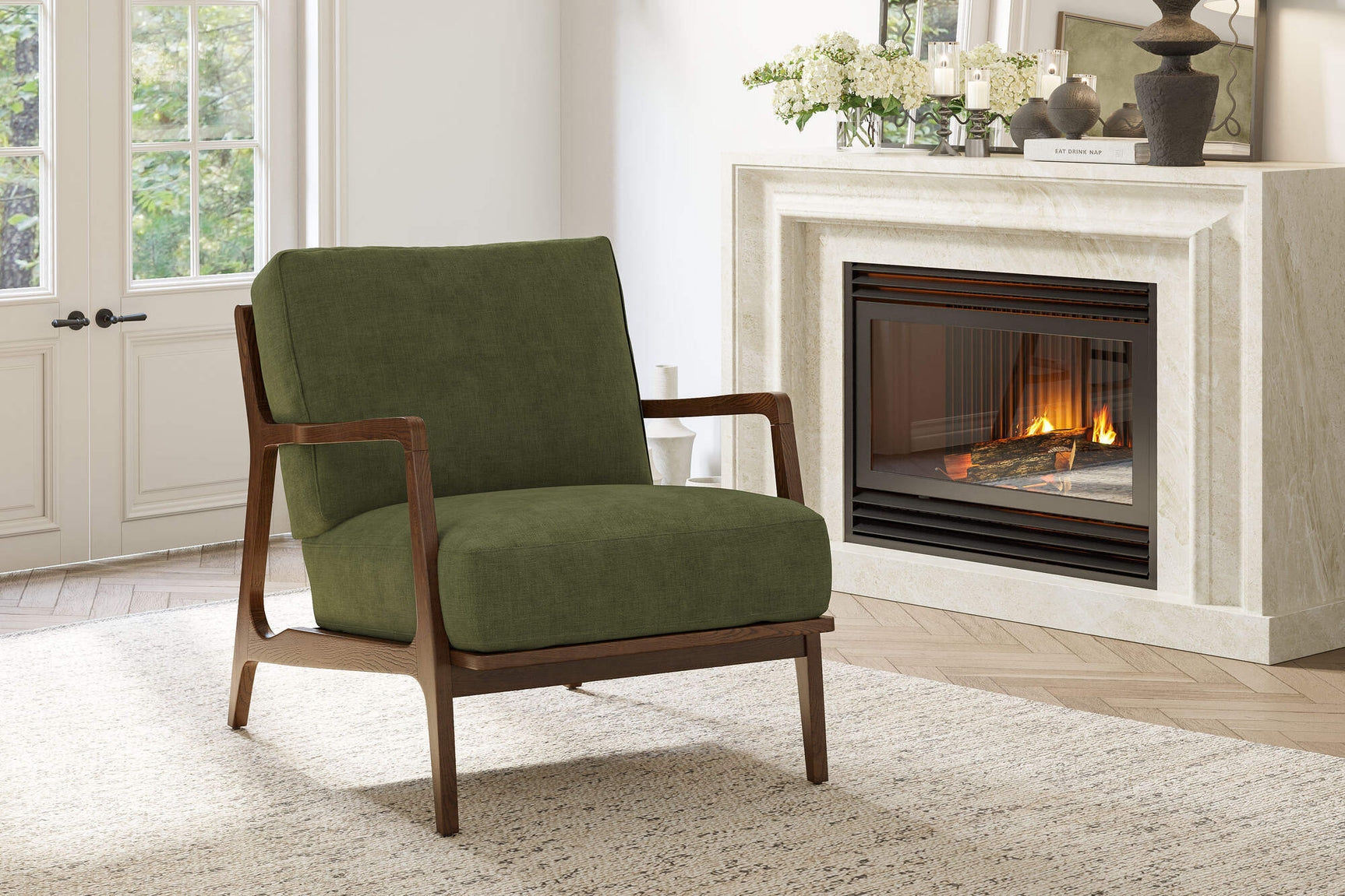 Ella Fabric Accent Chair