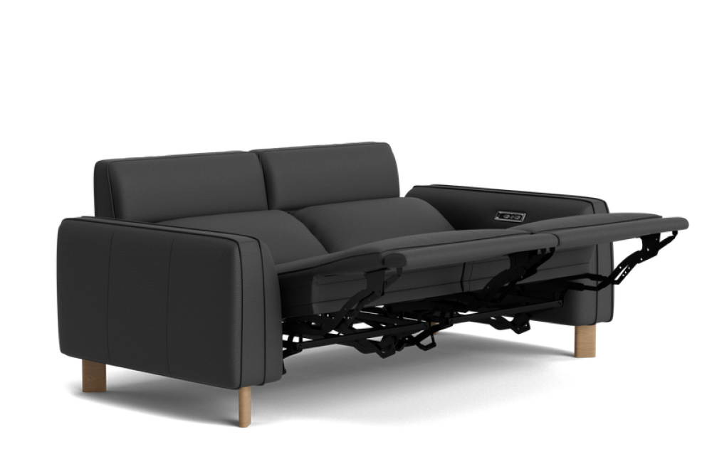 Lesley Leather Recliner Sofa