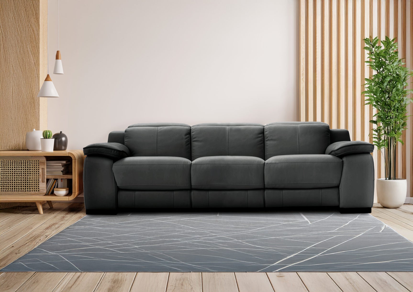 Ellie Leather Sofa