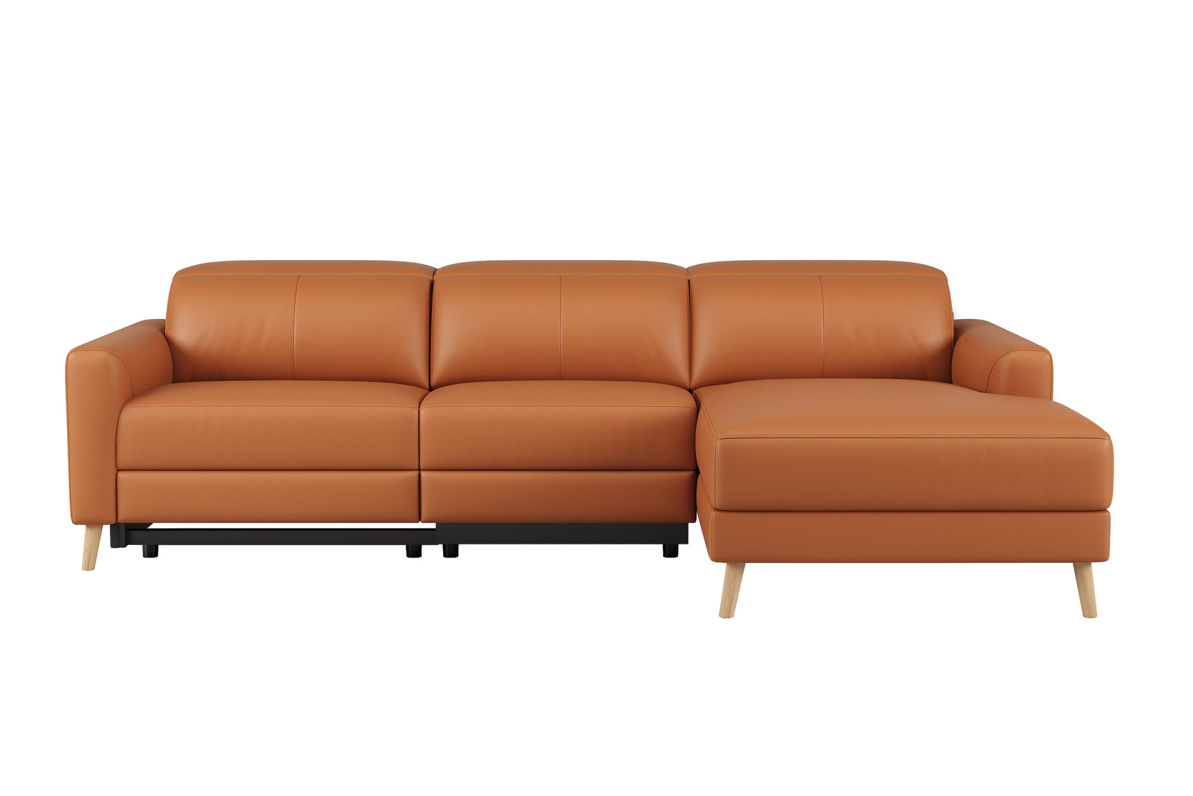 Elodie Leather Recliner Sectional Sofa