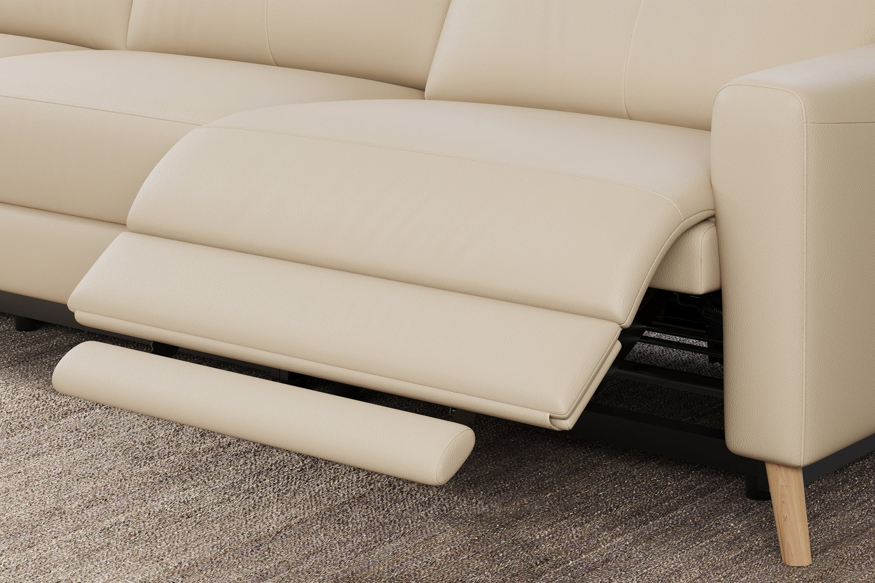 Elodie Leather Dual Recliner Sofa