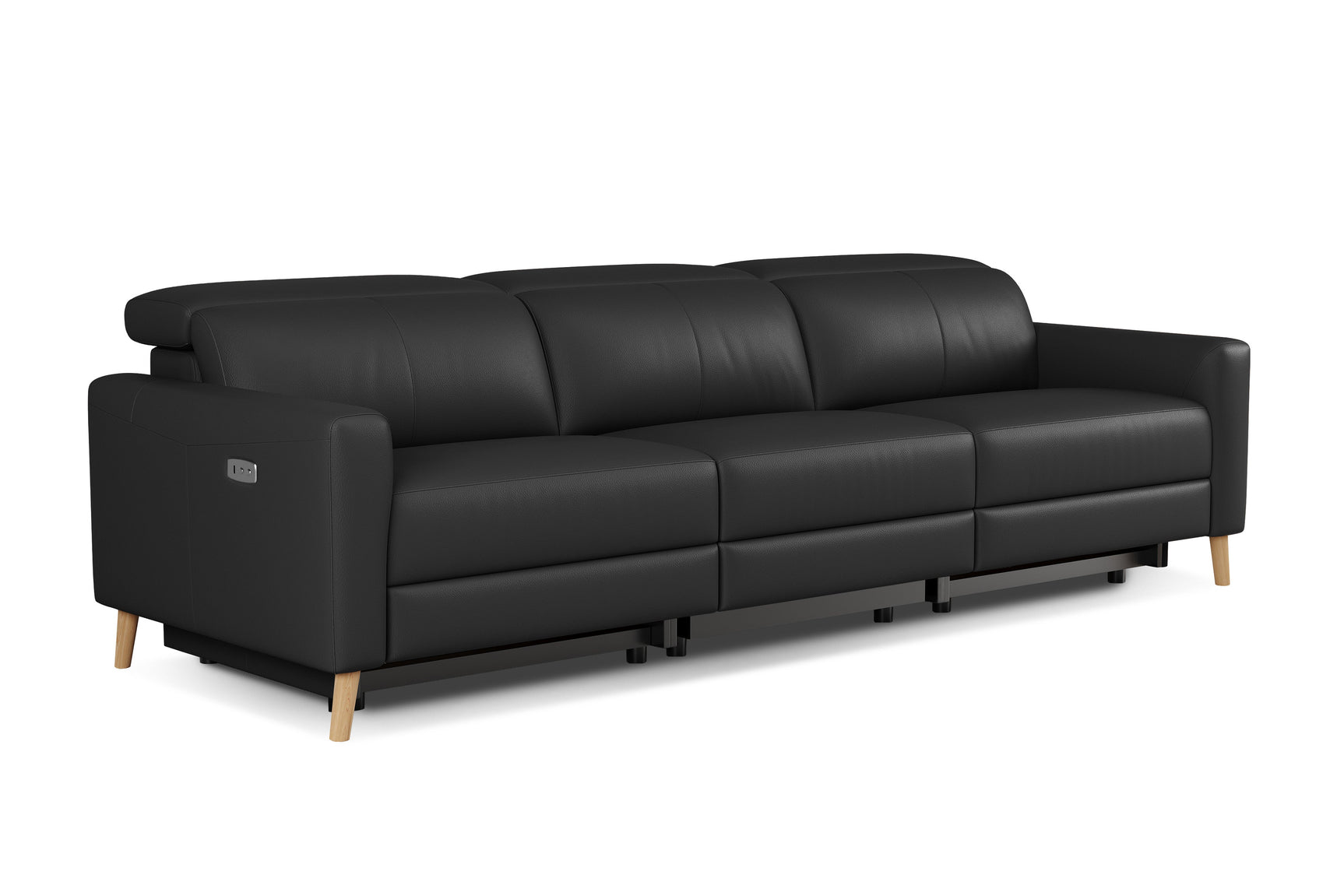 Elodie Leather Dual Recliner Sofa