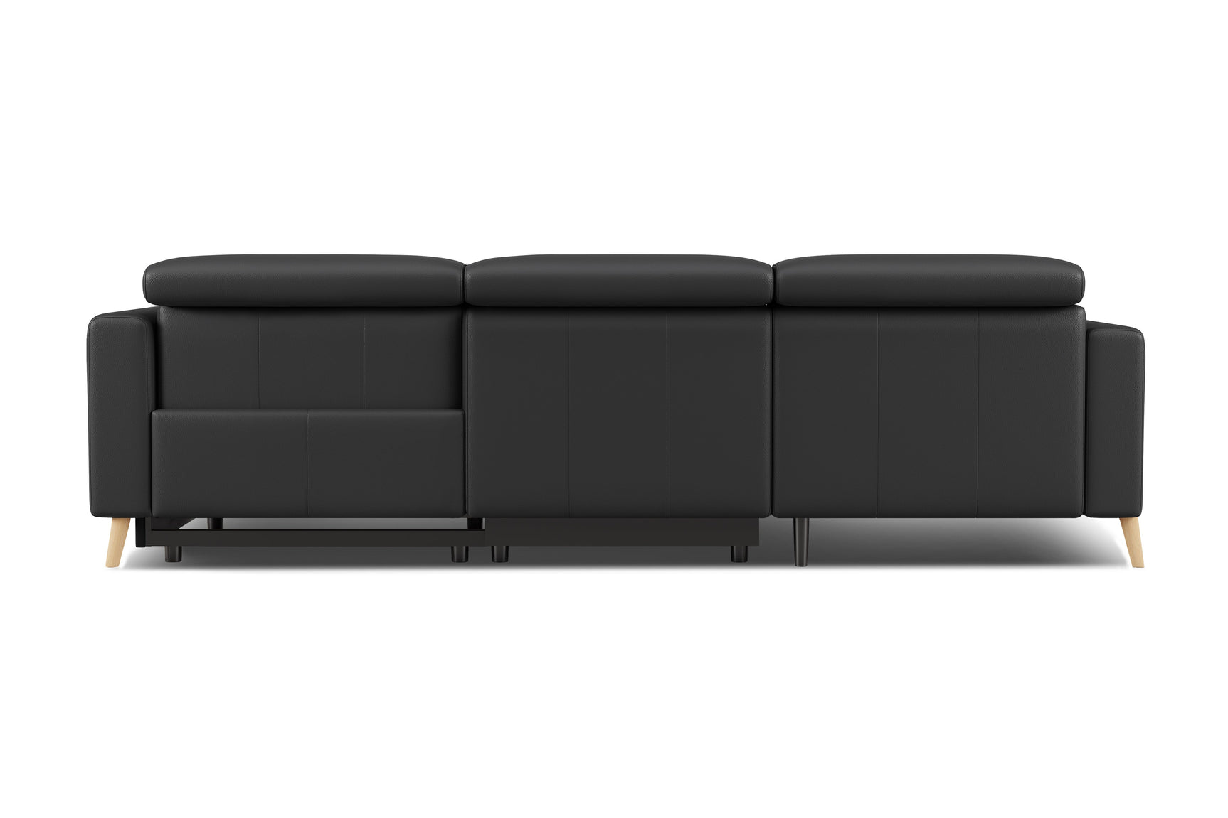 Elodie Leather Recliner Sectional Sofa
