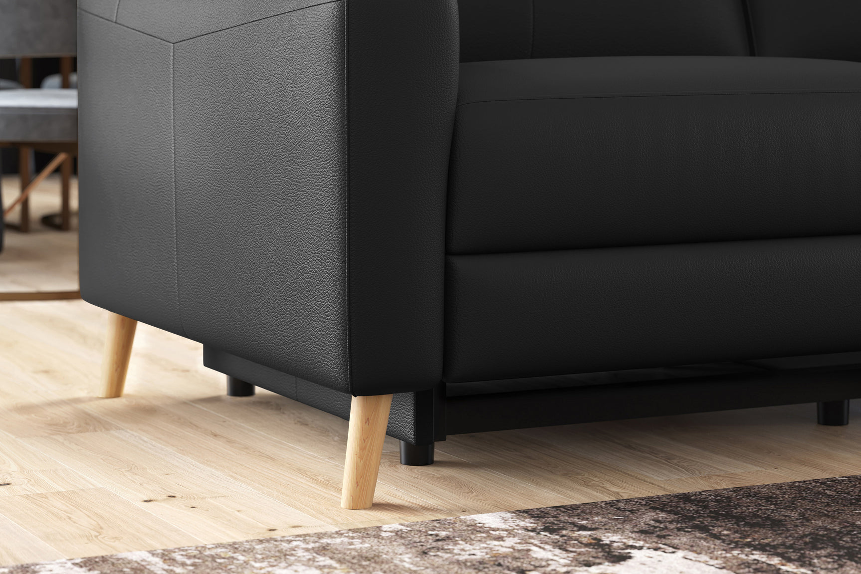 Elodie Leather Recliner Sectional Sofa