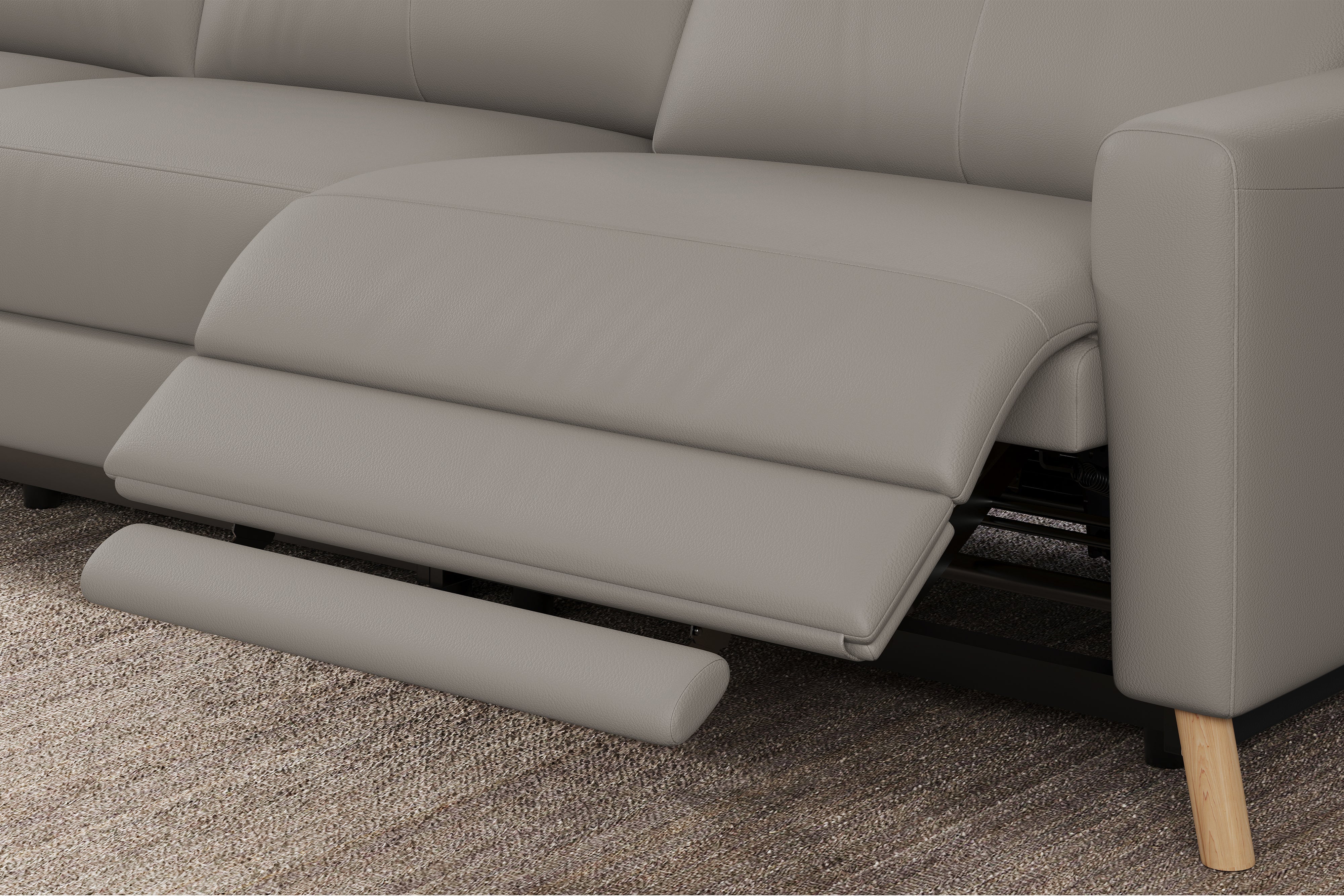 Elodie Leather Dual Recliner Sofa