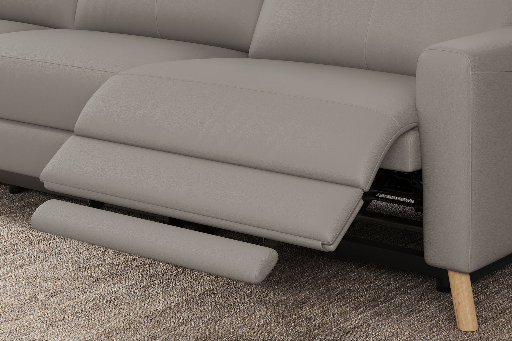 Elodie Leather Dual Recliner Sofa