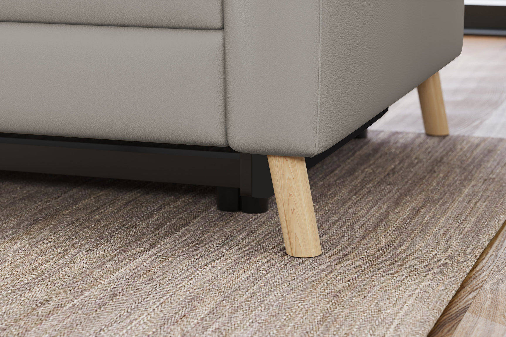 Elodie Leather Recliner Sectional Sofa