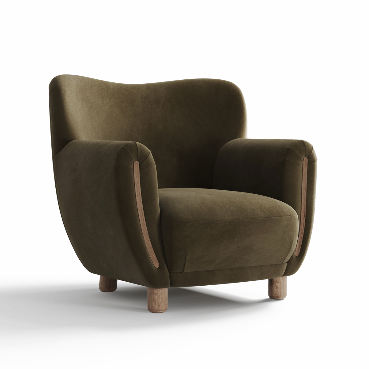 Emerald Velvet Accent Chair | Valencia Canada