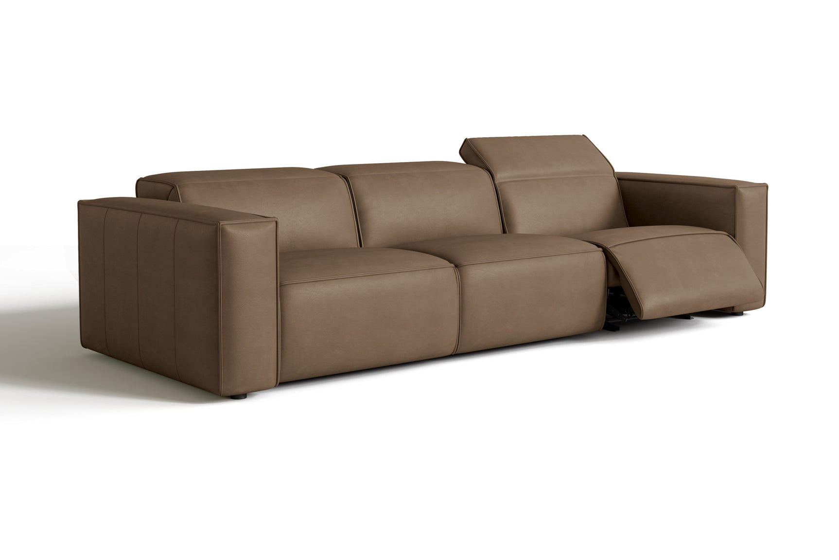 Emery Leather Recliner Sofa