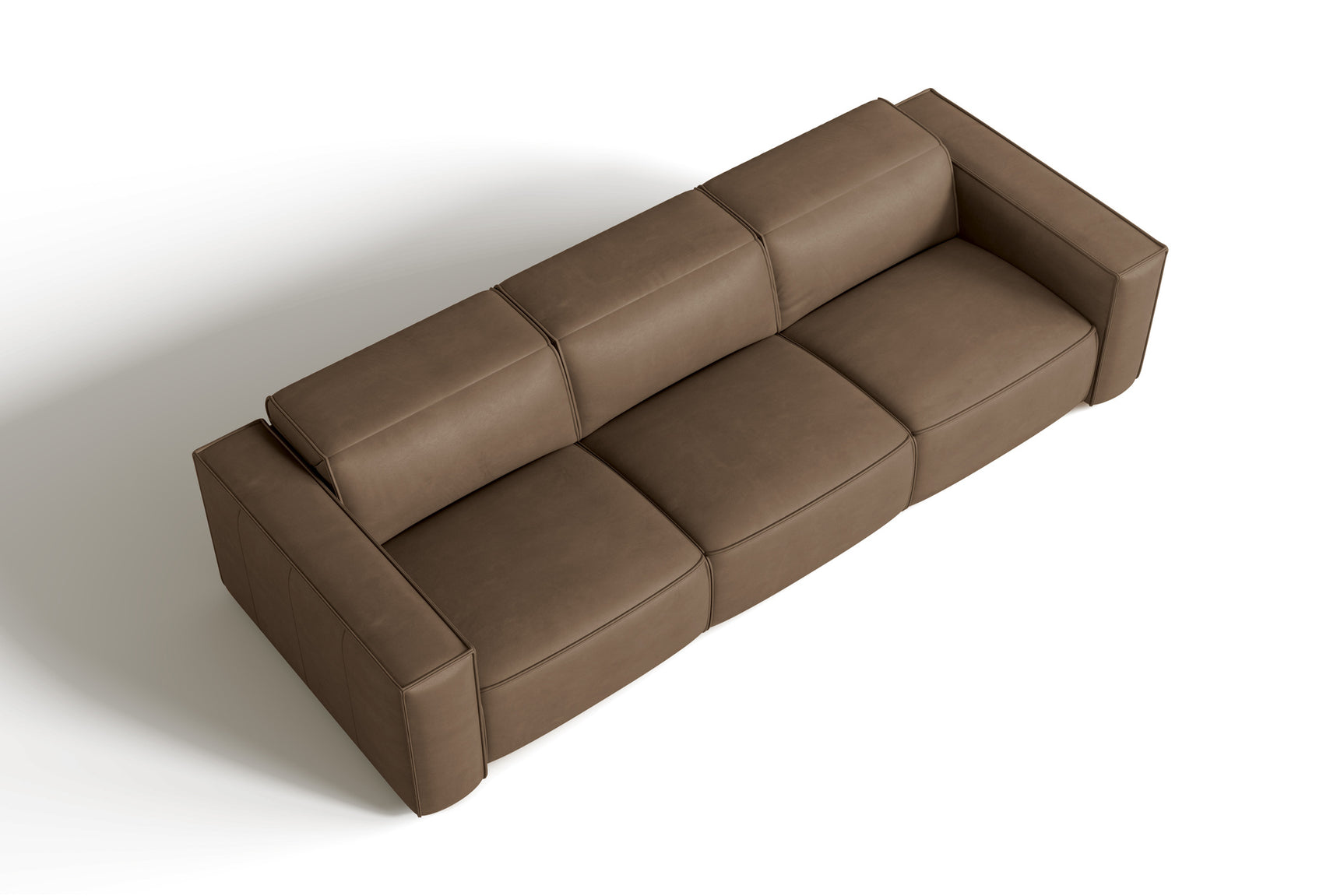 Emery Leather Recliner Sofa