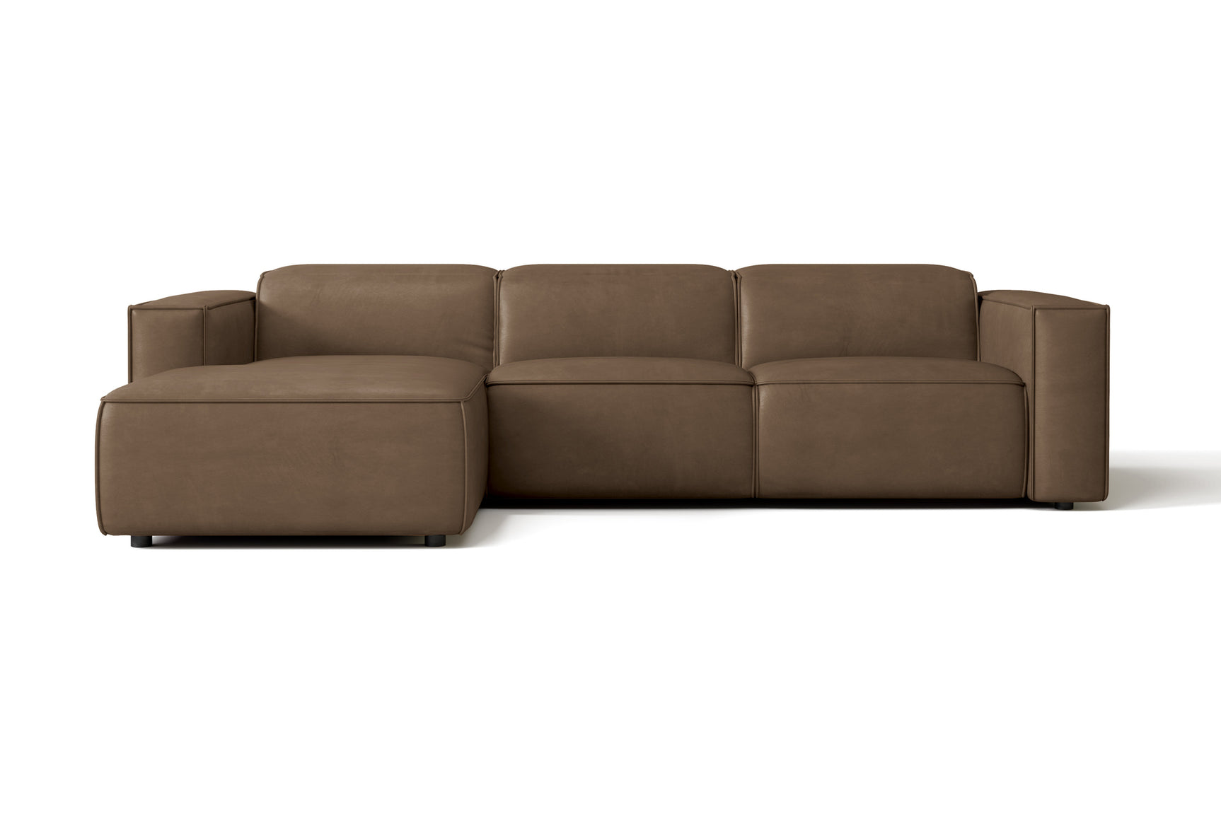 Emery Leather Recliner Sectional Sofa