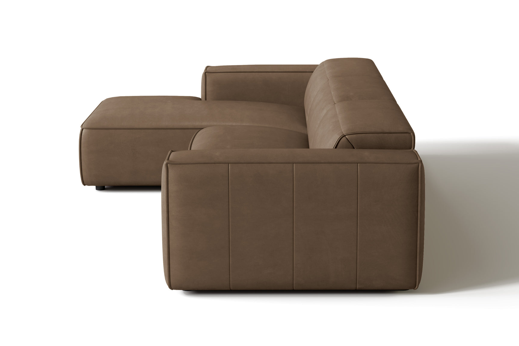 Emery Leather Recliner Sectional Sofa