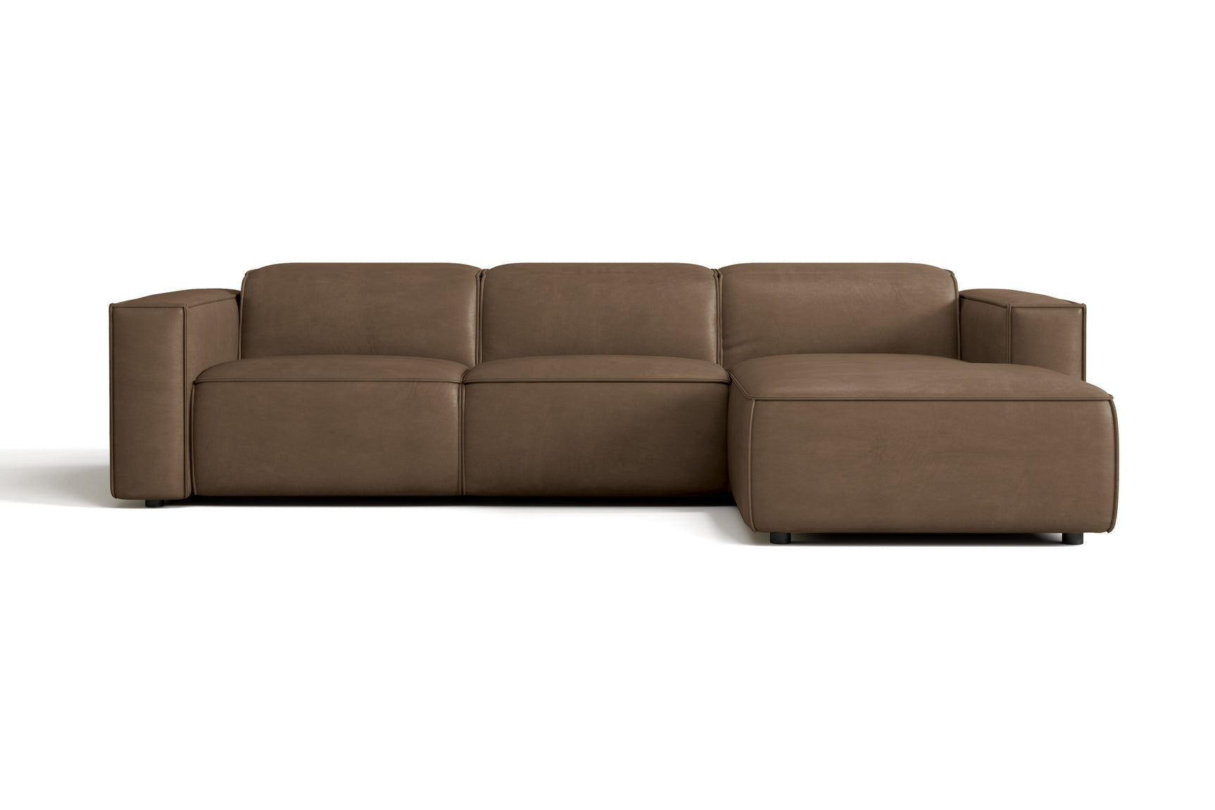 Emery Leather Recliner Sectional Sofa