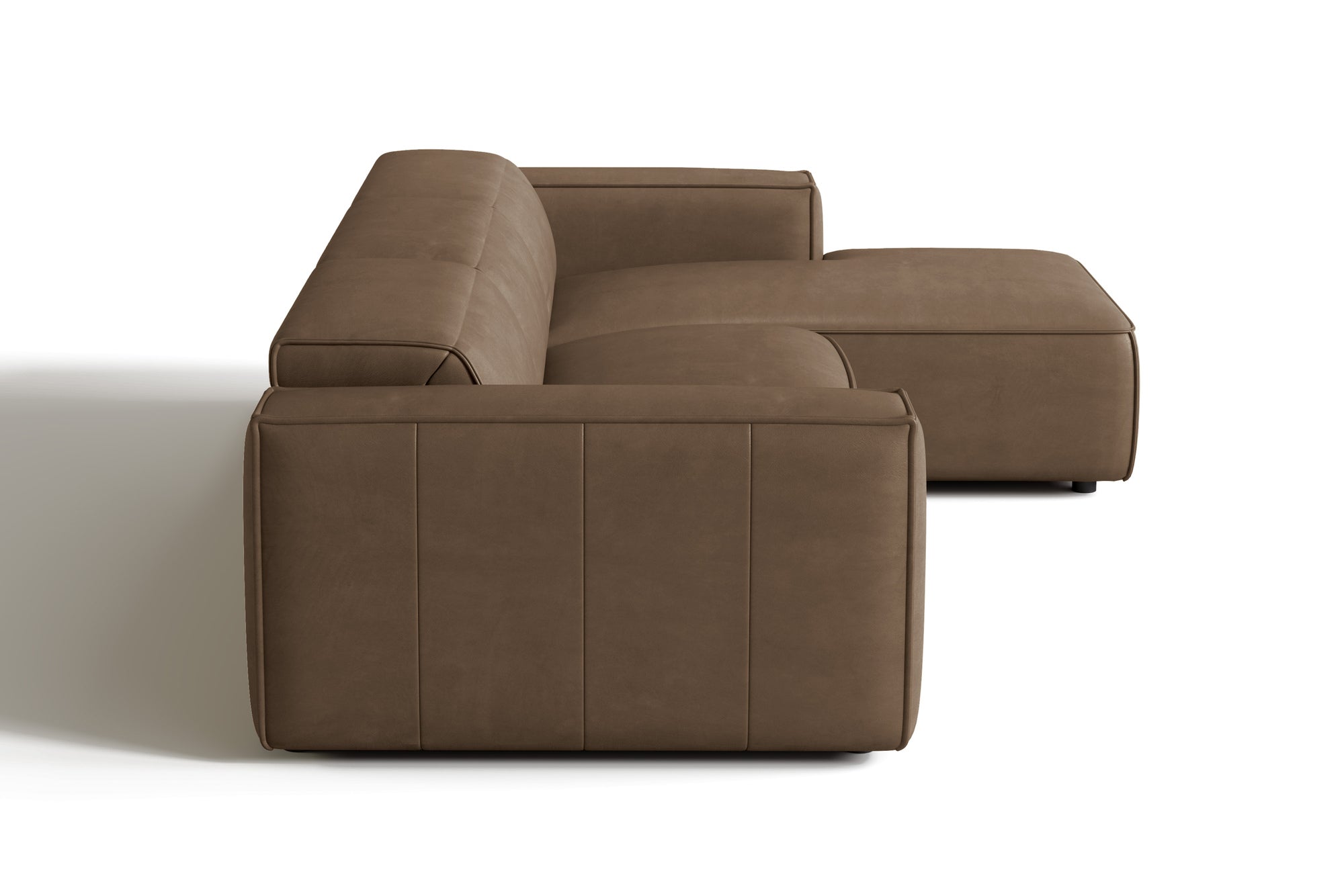 Emery Leather Recliner Sectional Sofa