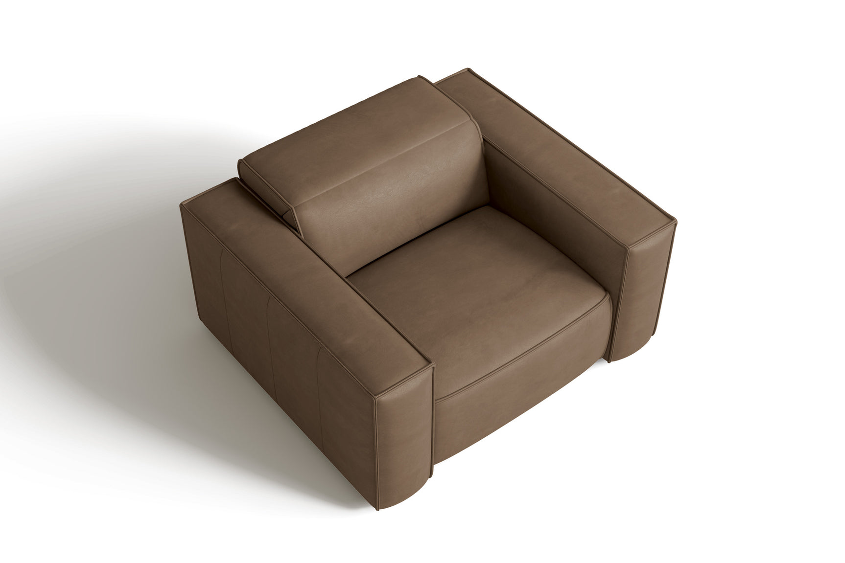 Emery Leather Recliner Accent Chair