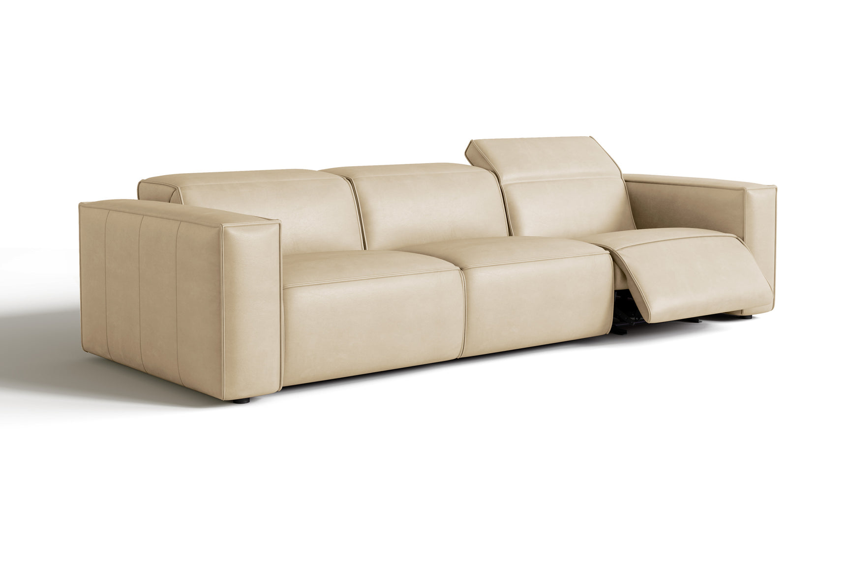 Emery Leather Recliner Sofa