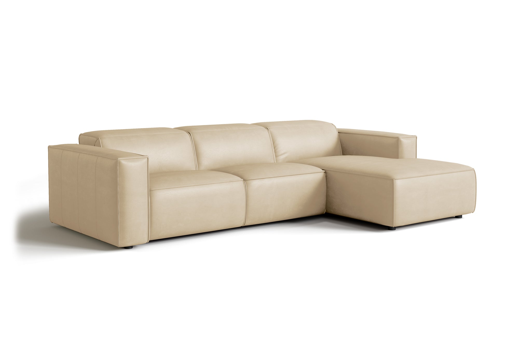 Emery Leather Recliner Sectional Sofa