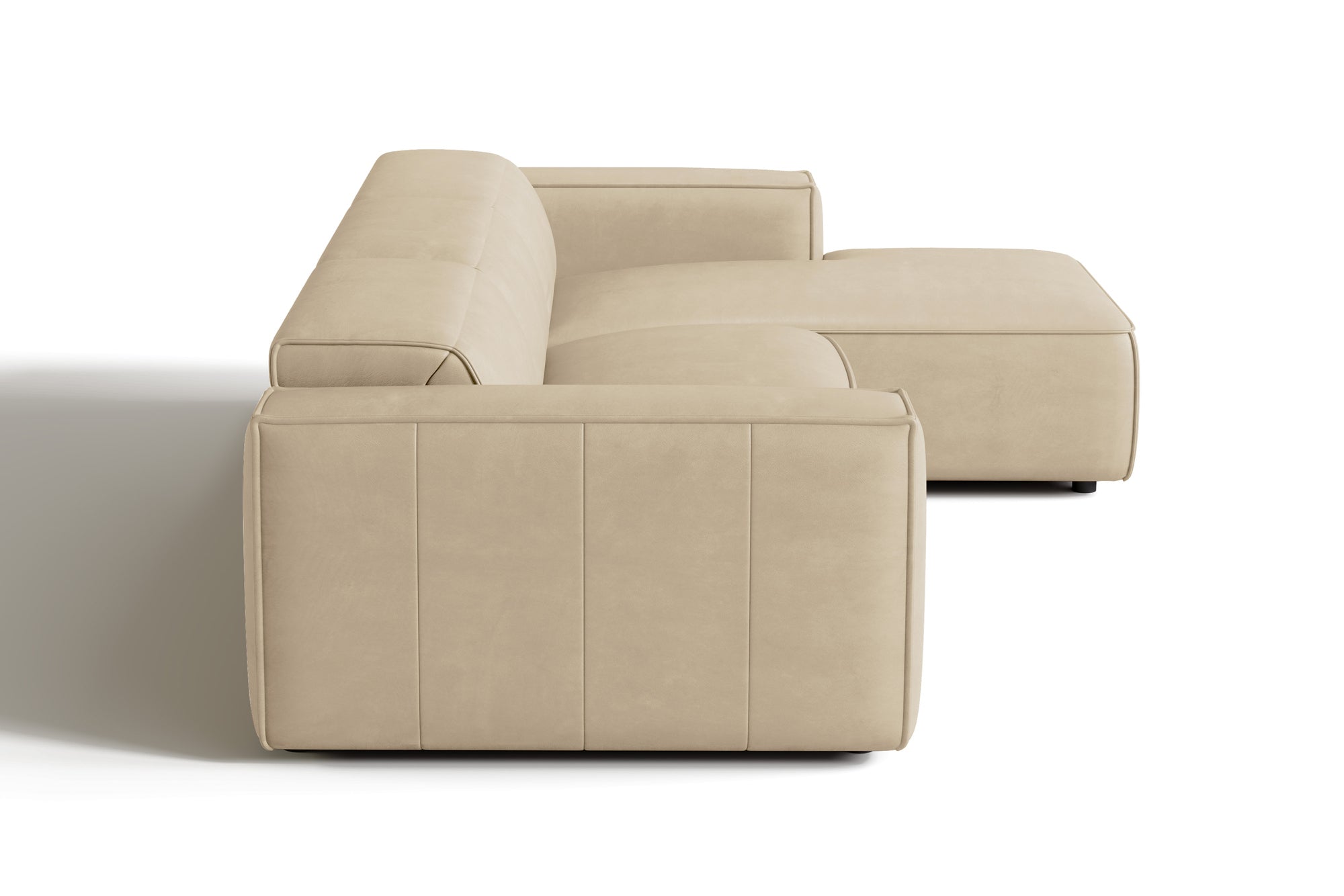 Emery Leather Recliner Sectional Sofa