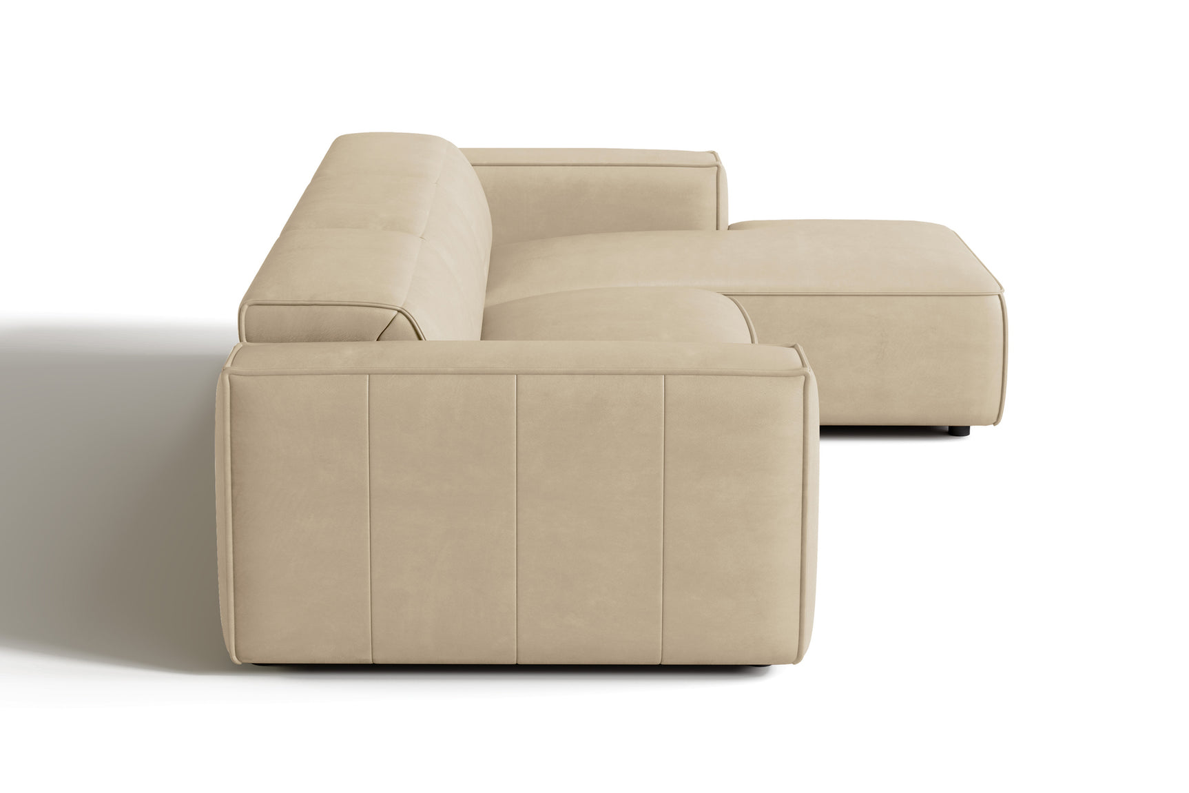 Emery Leather Recliner Sectional Sofa