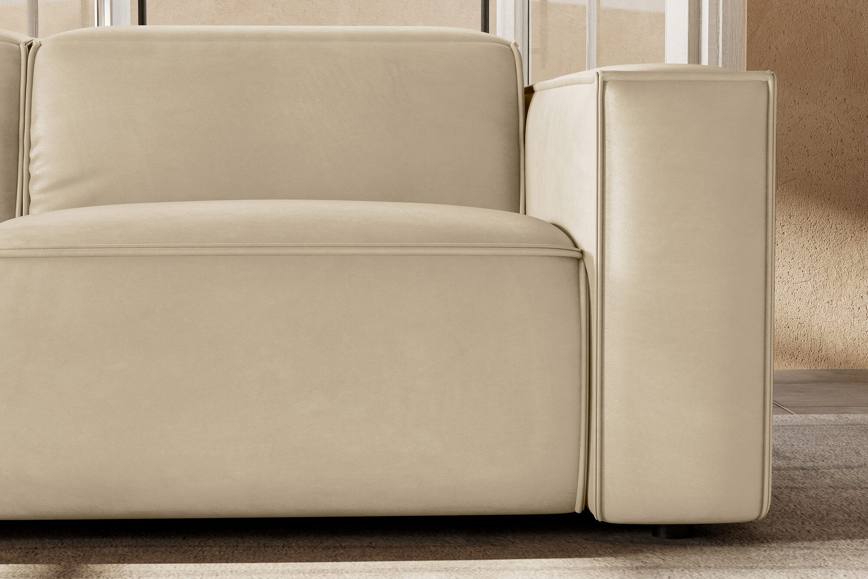 Emery Leather Recliner Sectional Sofa