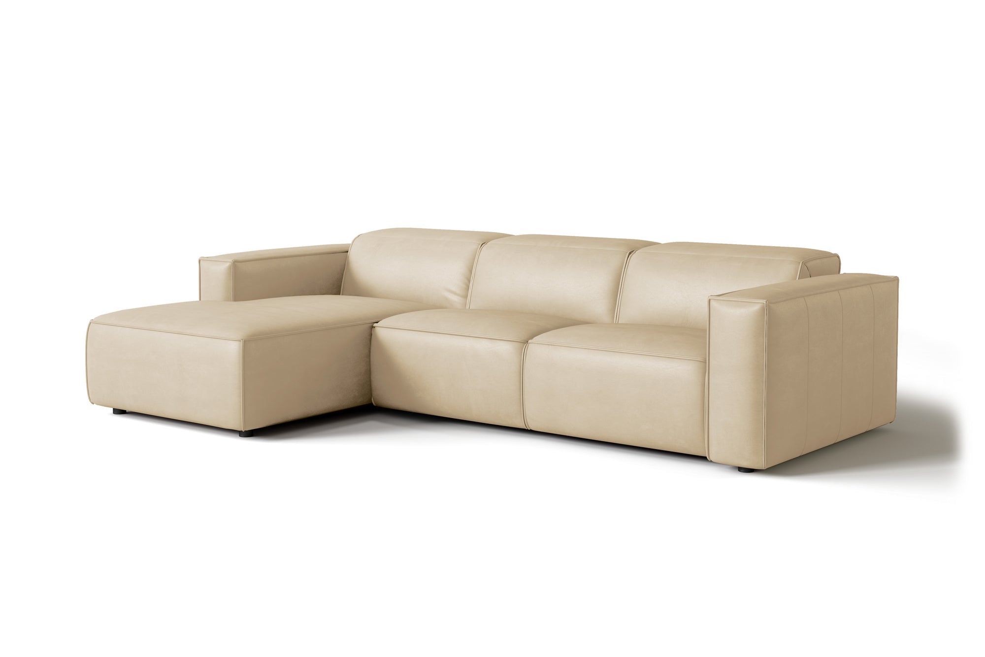 Emery Leather Recliner Sectional Sofa