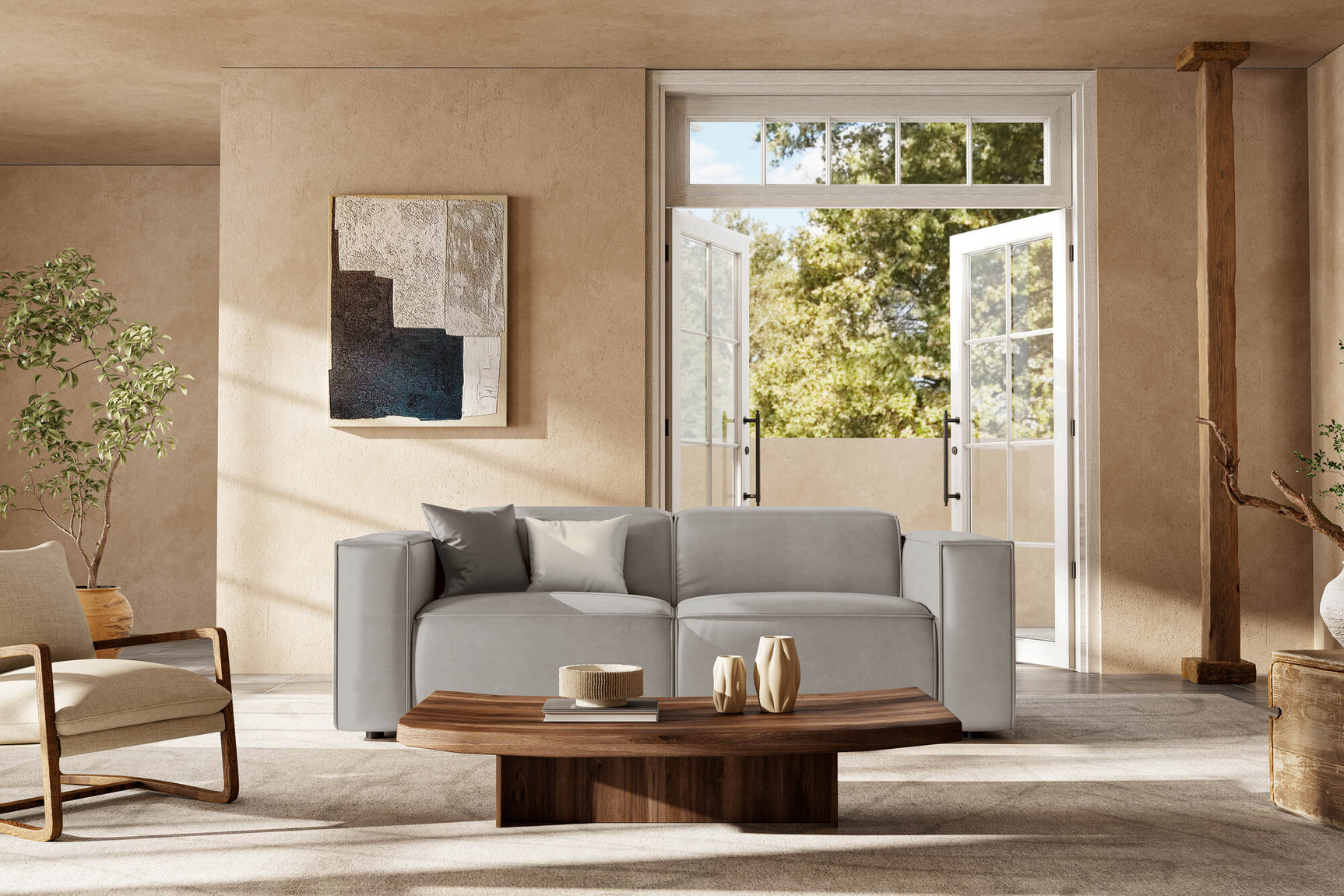 Emery Leather Recliner Sofa