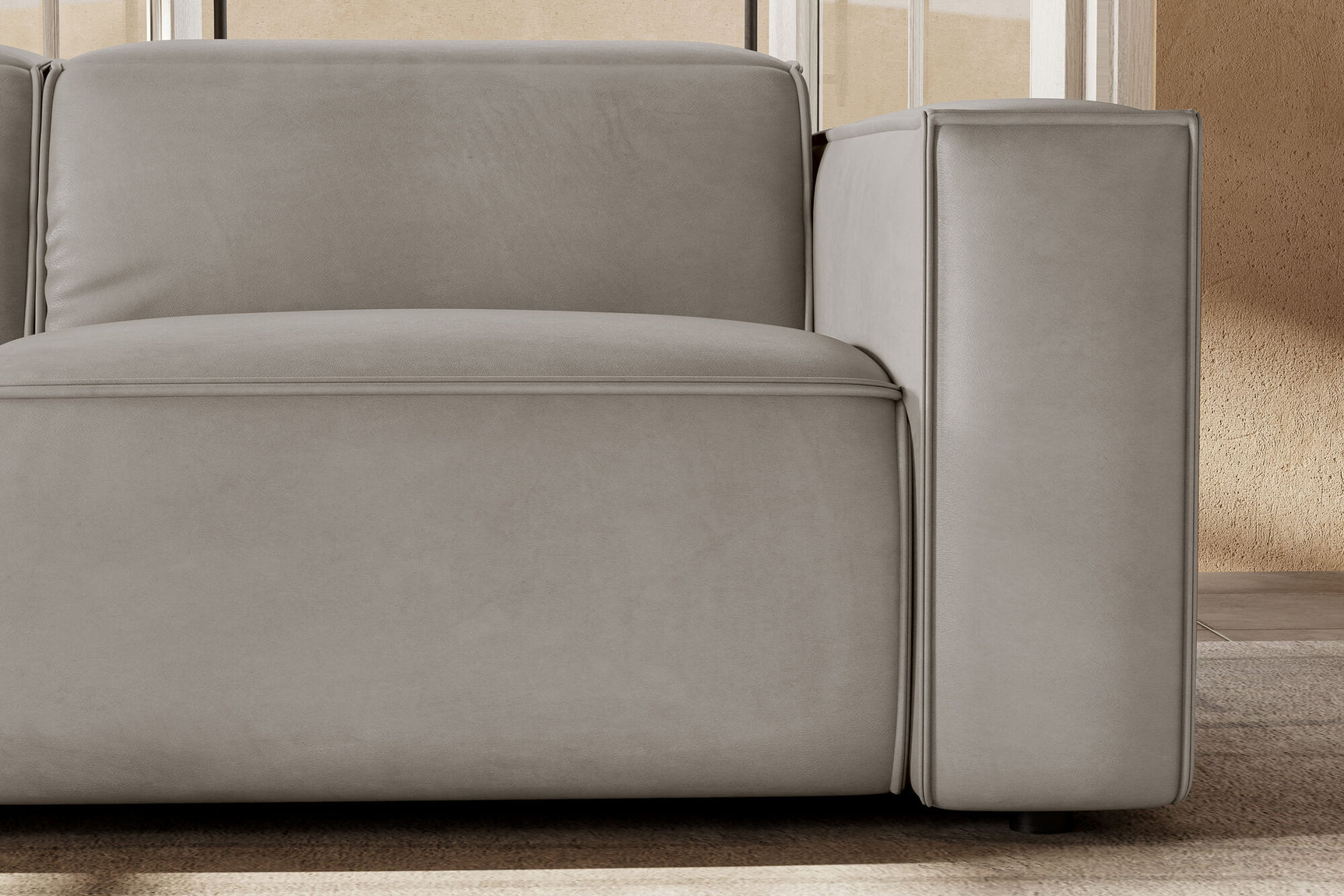 Emery Leather Recliner Sofa