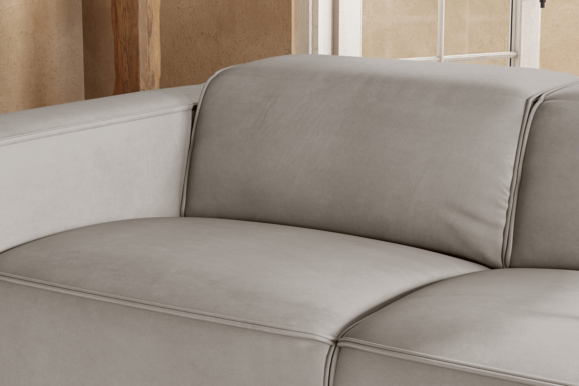 Emery Leather Recliner Sectional Sofa