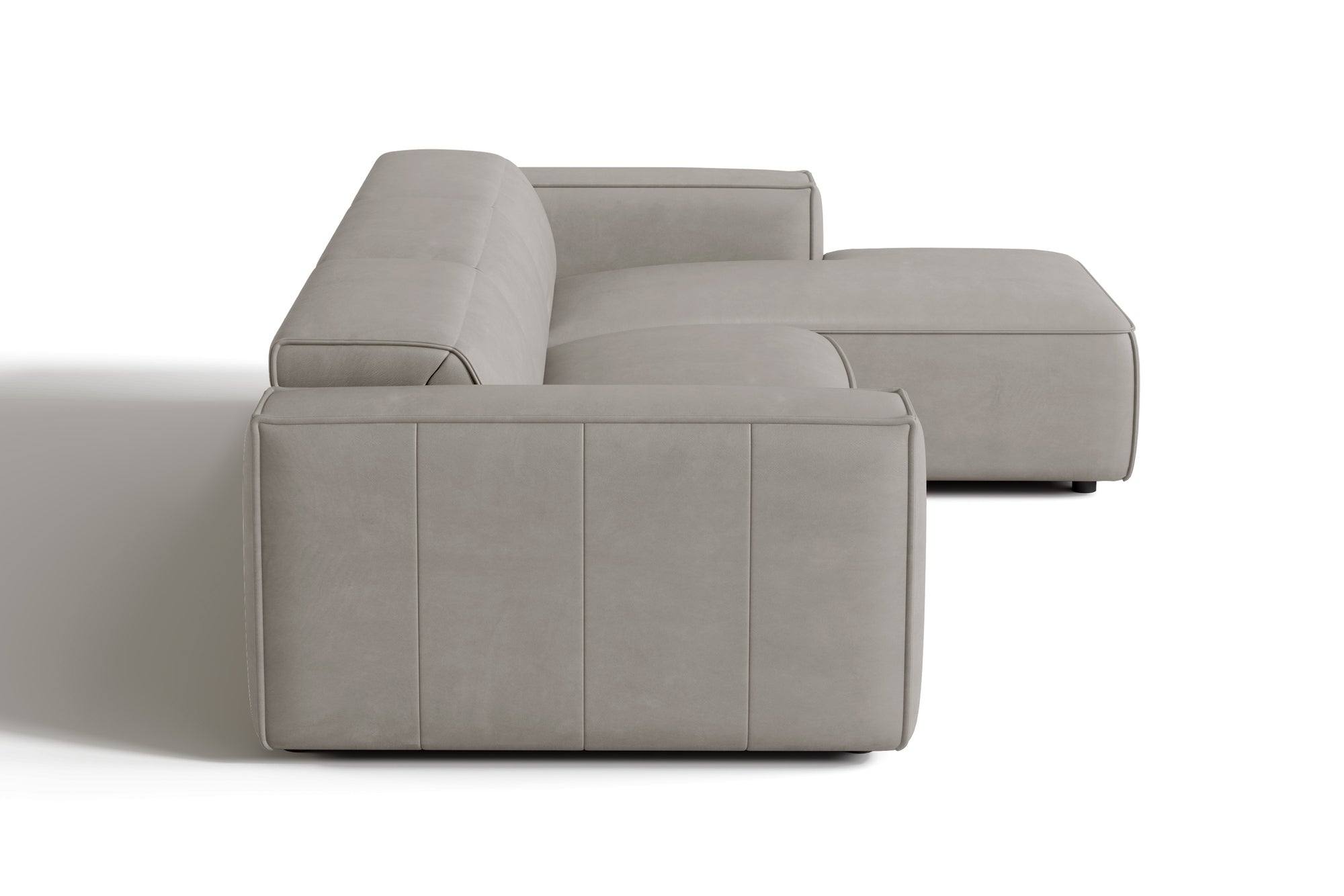 Emery Leather Recliner Sectional Sofa