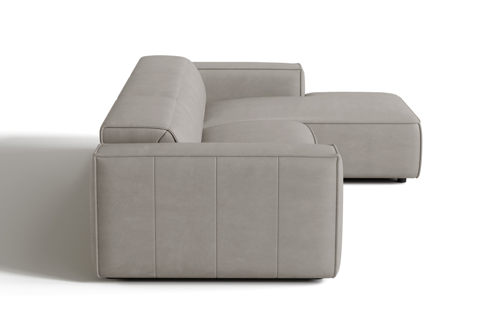 Emery Leather Recliner Sectional Sofa