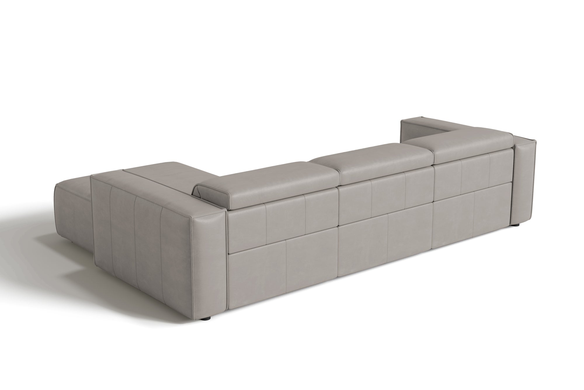 Emery Leather Recliner Sectional Sofa