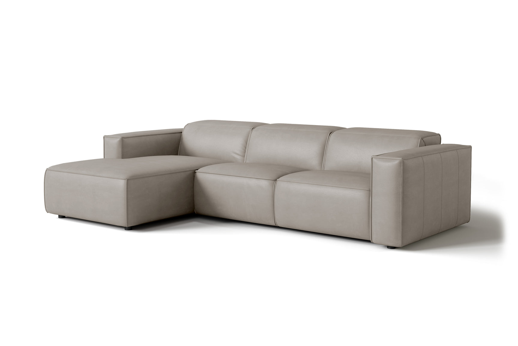 Emery Leather Recliner Sectional Sofa