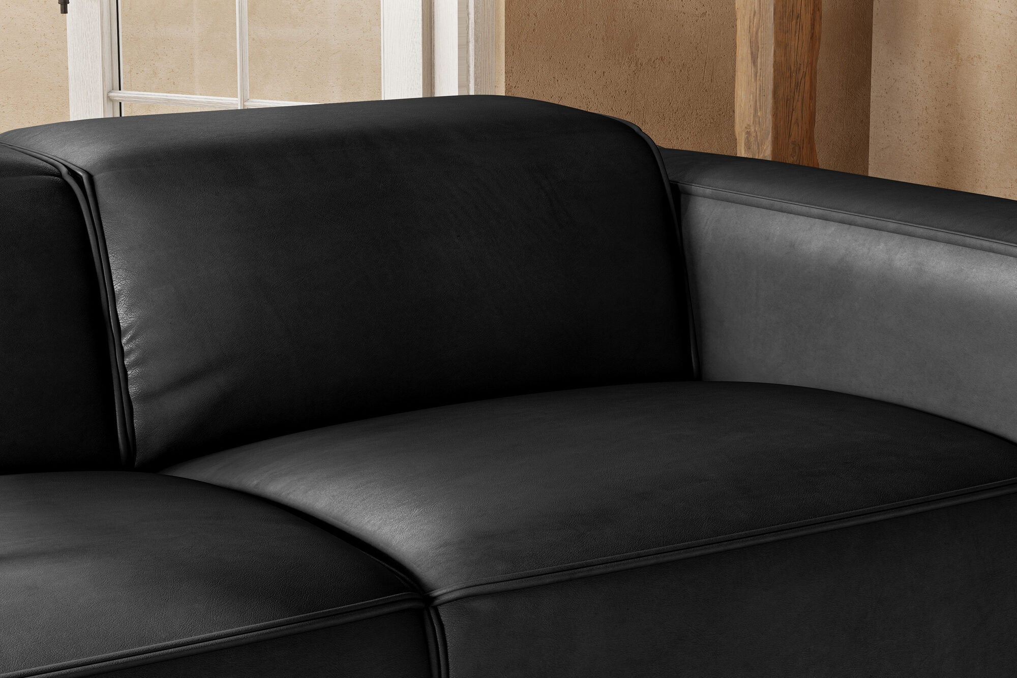 Emery Leather Recliner Sofa