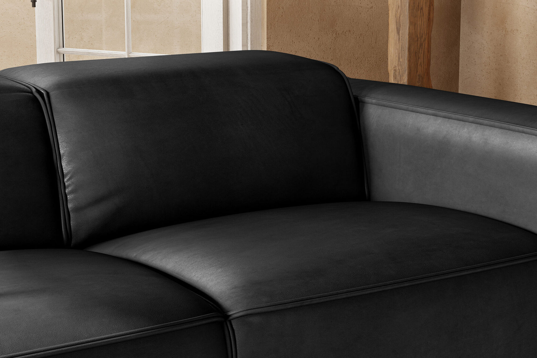 Emery Leather Recliner Sofa