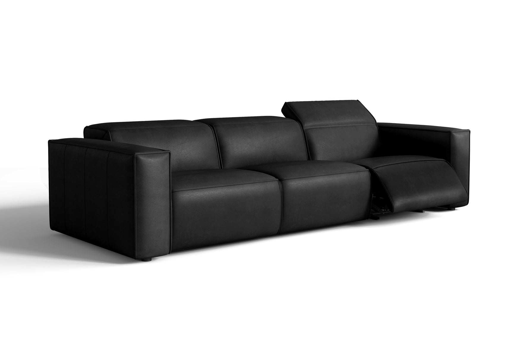 Emery Leather Recliner Sofa