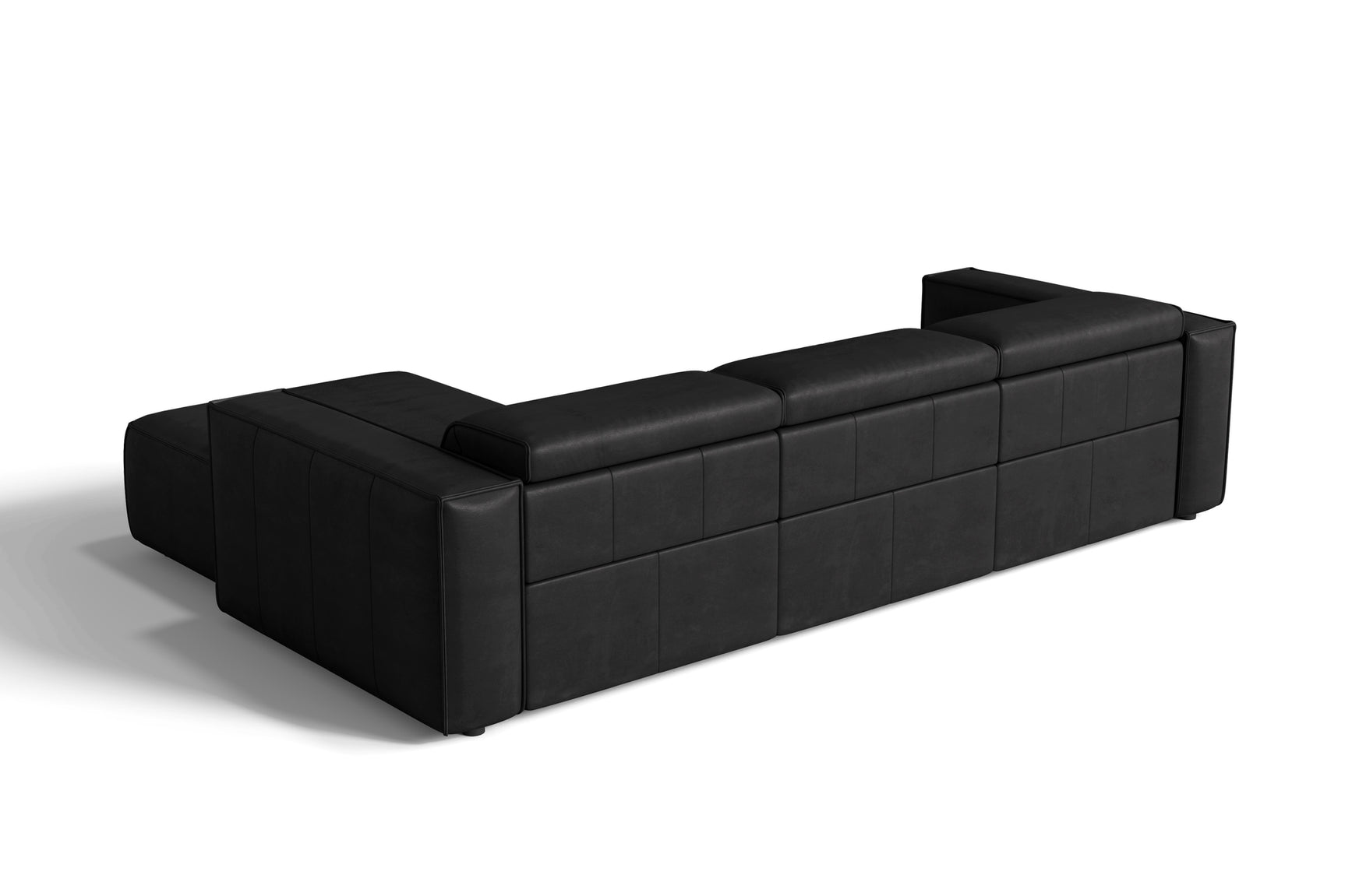 Emery Leather Recliner Sectional Sofa