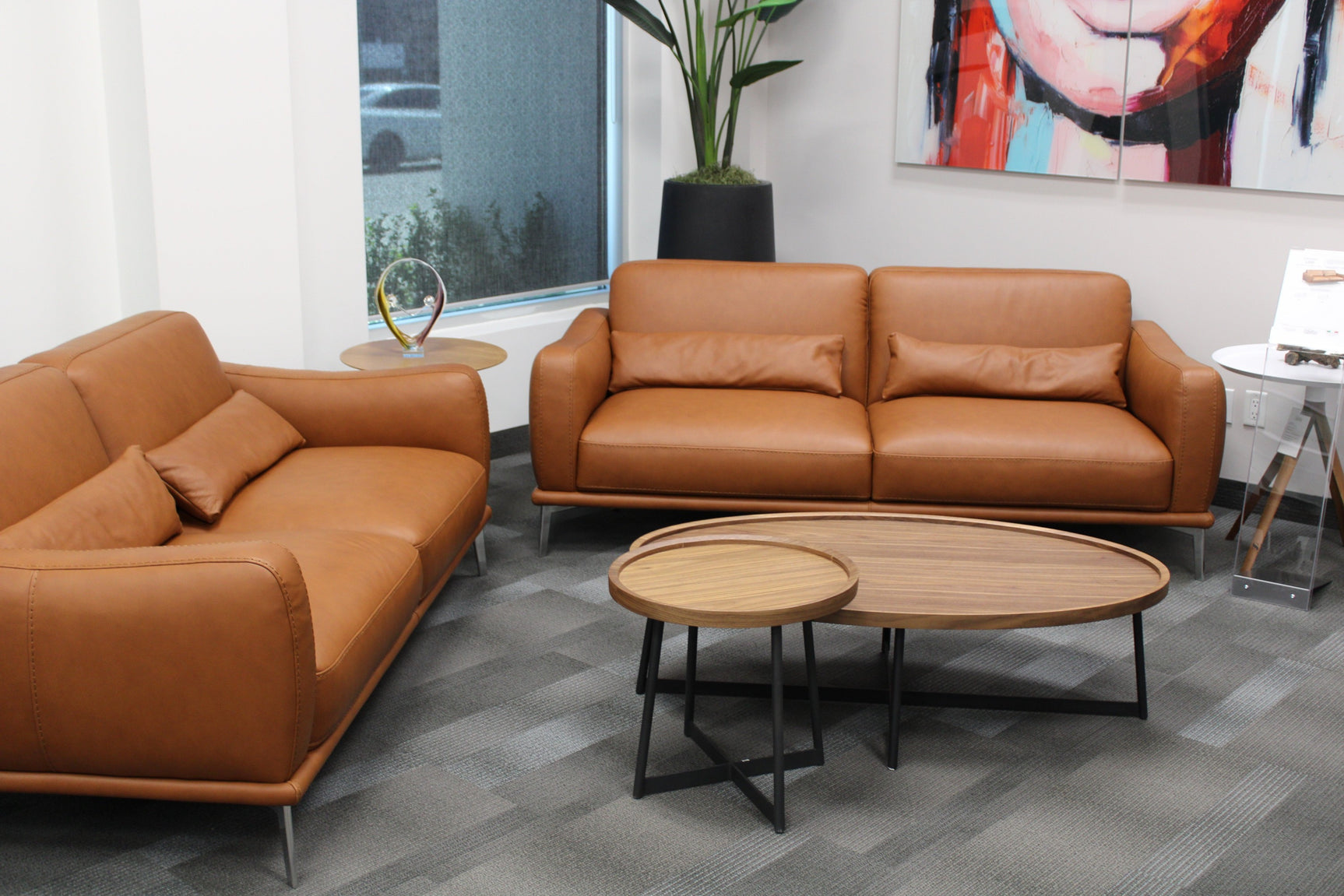 Alouette Walnut Wood End Table