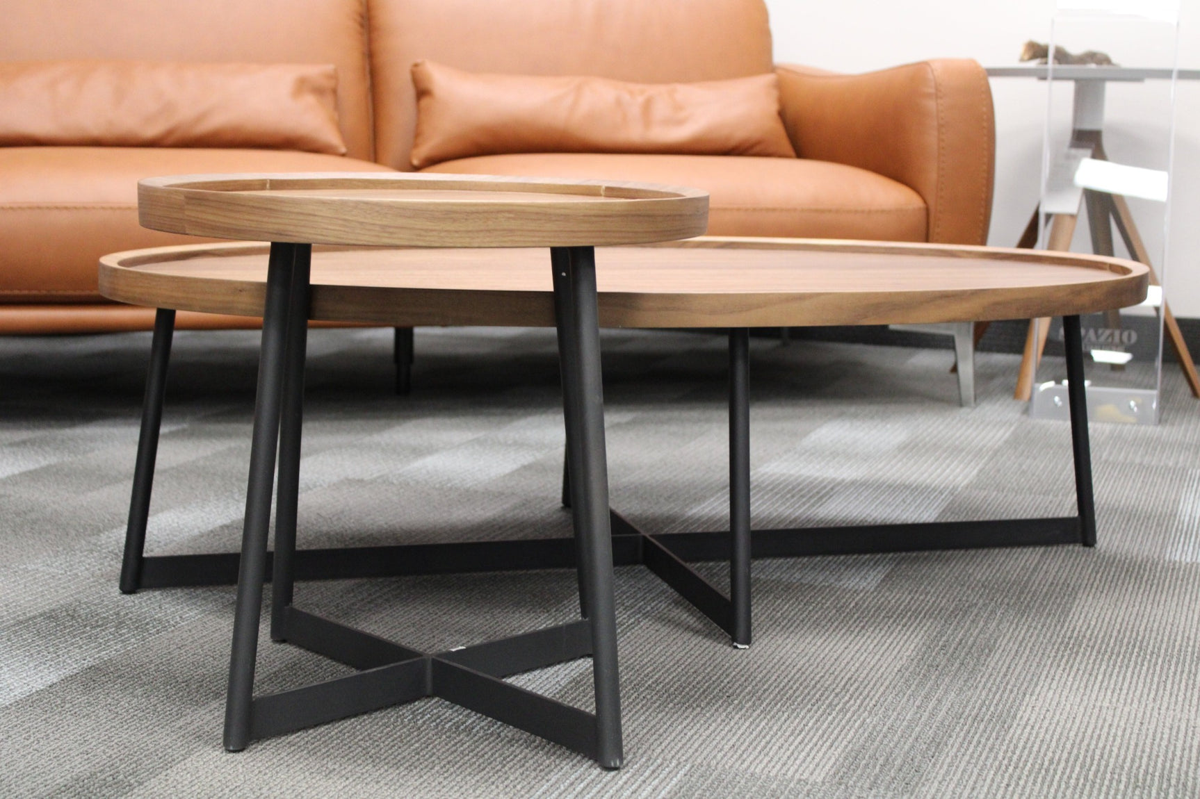 Alouette Walnut Wood End Table