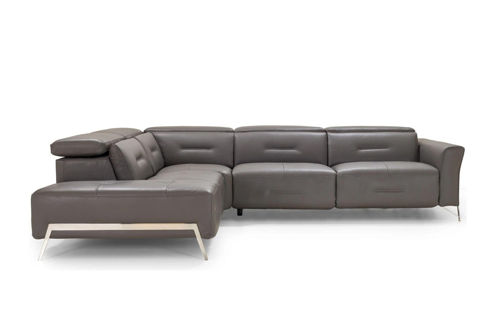 Ramona Leather Reclining Sectional Sofa